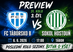 Preview: Bitva o všechno. Hostouň čeká rozhodující zápas sezony